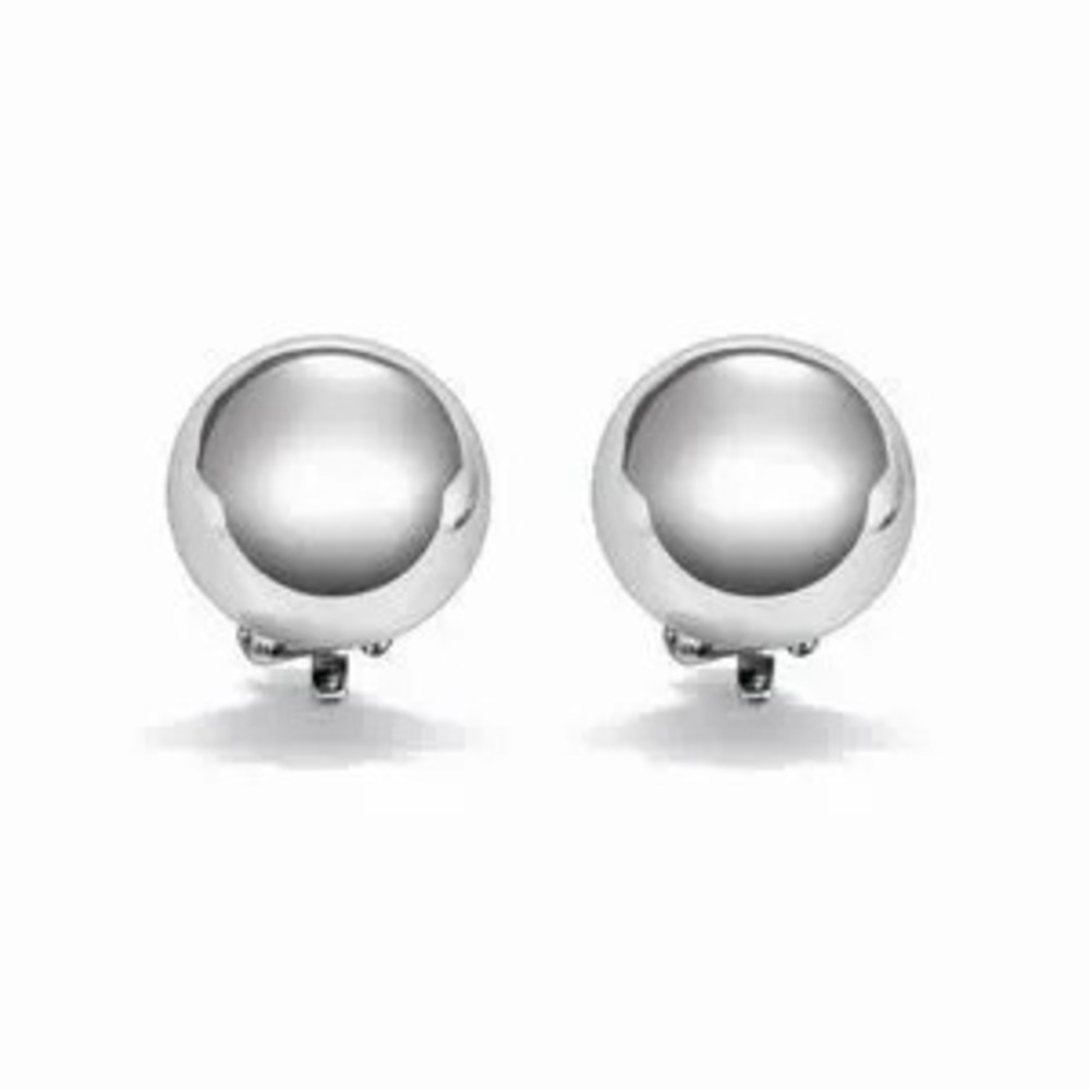 Minimalist Silver Clip-On Earrings